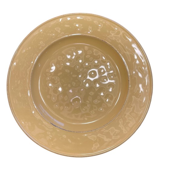 Pier One 1 Martillo Mango Stoneware Plates‎ Set Of 4 Dimpled Ceramic Size 10.5" - Picture 4 of 6